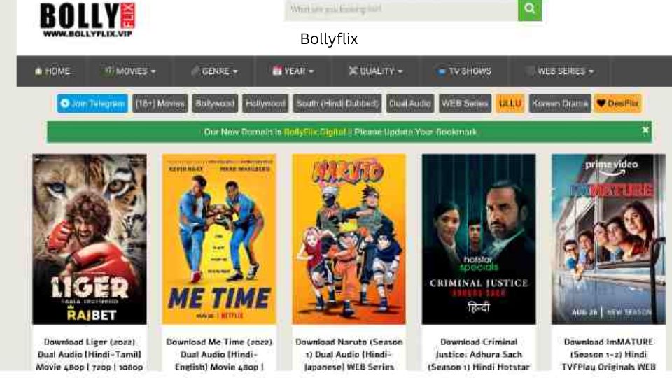 Bollyflix 2022 – Download Latest HD Hollywood, Bollywood Movies Online Free