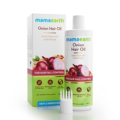 Let’s talk about Mamaearth Onion Hair Oil Review