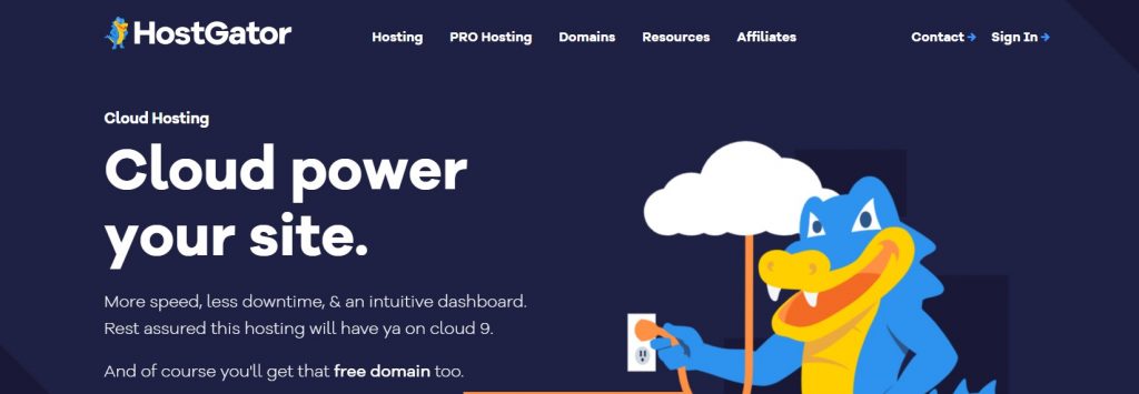 Hostagator - best cloud hosting for start-ups