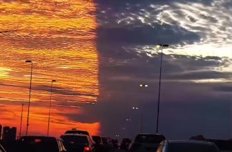 Sky in Florida Was Divided in Two by a Straight Line