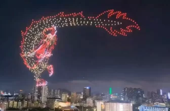 The Drone displays in China are next level