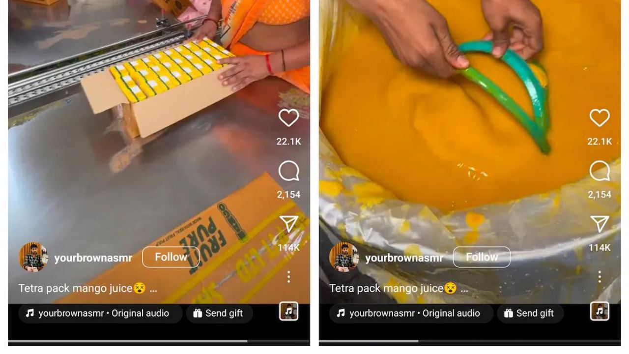 "Slow Poison": Mango Juice Packaging Video Goes Viral