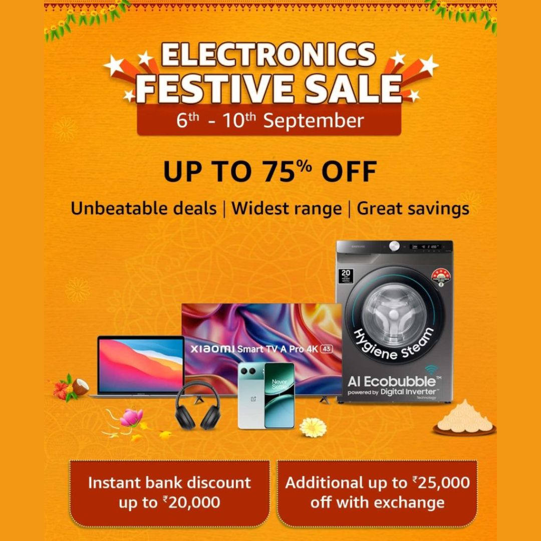 Amazon's Electronics Festive Sale Deals