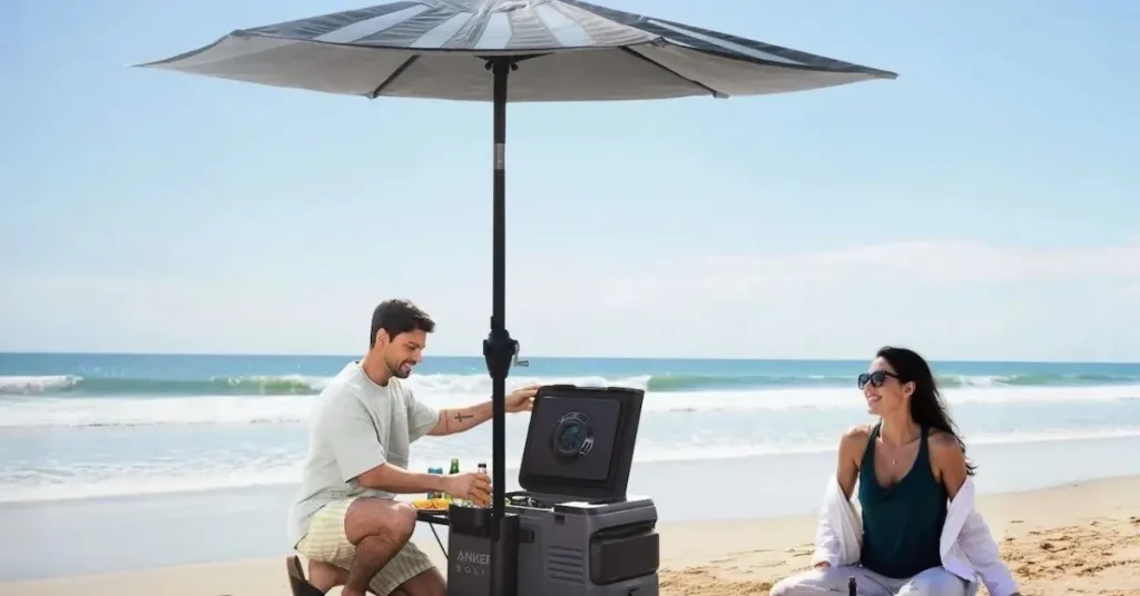 Anker Solix Solar Beach Umbrella